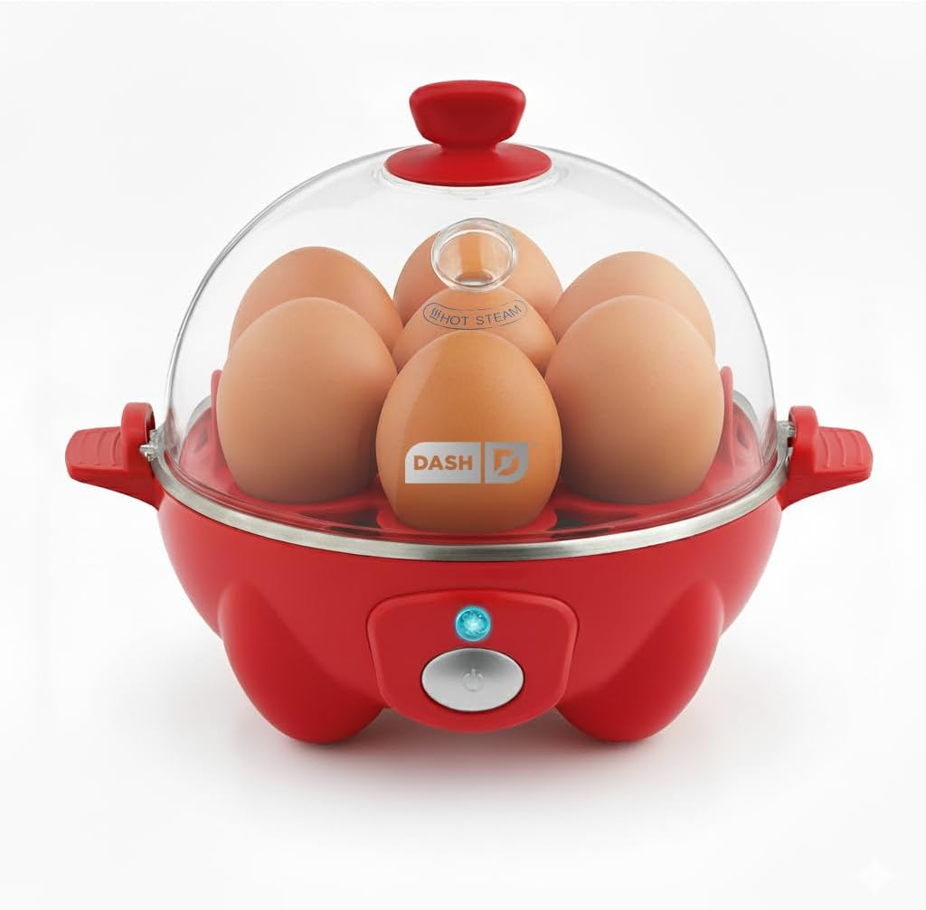 7-Egg Rapid Egg Cooker – Automatic Electric Egg Steamer with Boiling & Poaching Functions