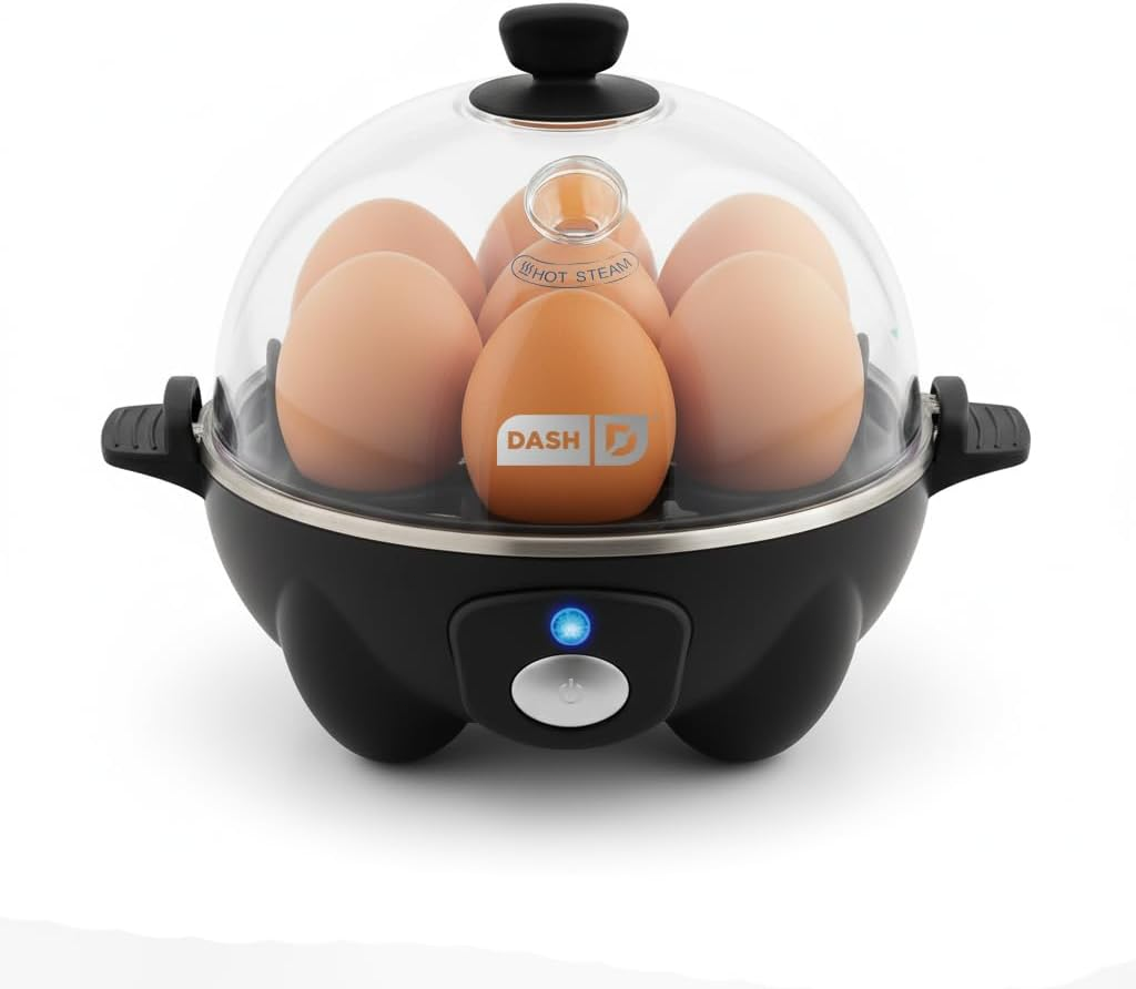 7-Egg Rapid Egg Cooker – Automatic Electric Egg Steamer with Boiling & Poaching Functions