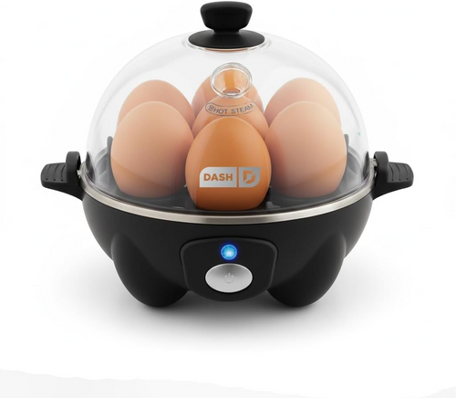 7-Egg Rapid Egg Cooker – Automatic Electric Egg Steamer with Boiling & Poaching Functions