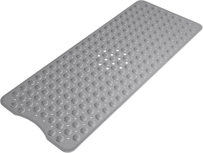 Extra Large Non-Slip Bathtub Mat, 40 x 16 Inch Anti-Slip Shower Mat with Suction Cups & Drain Holes