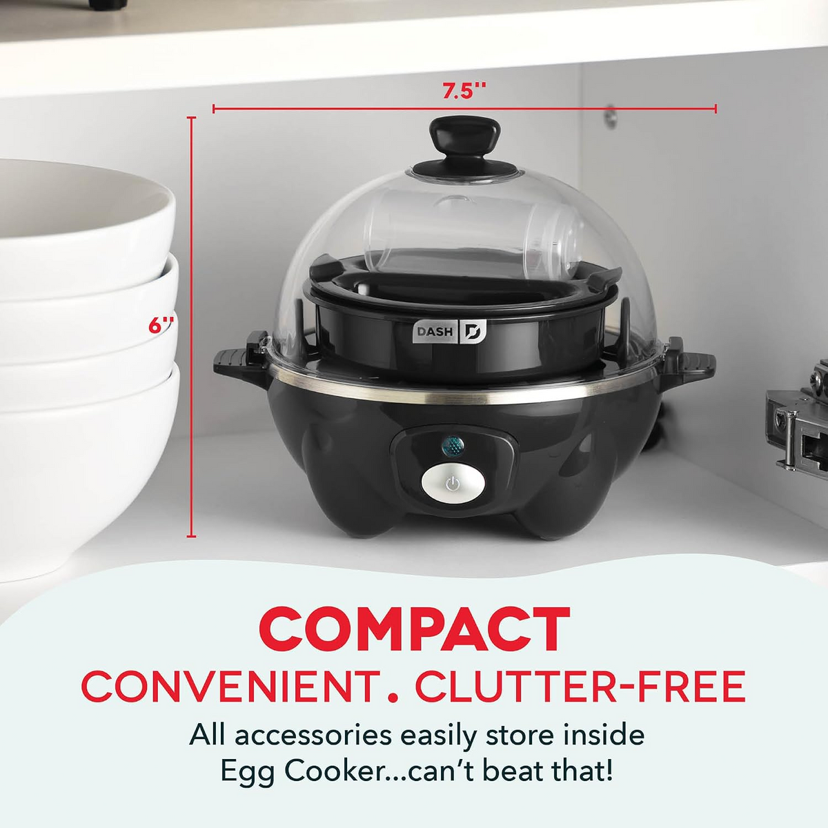 7-Egg Rapid Egg Cooker – Automatic Electric Egg Steamer with Boiling & Poaching Functions