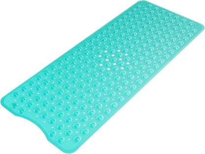 Extra Large Non-Slip Bathtub Mat, 40 x 16 Inch Anti-Slip Shower Mat with Suction Cups & Drain Holes