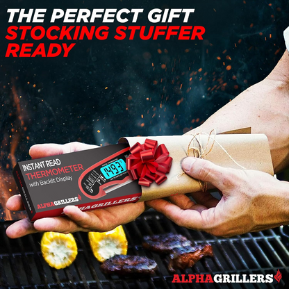 Instant Read Digital Meat Thermometer, Fast Accurate Food Thermometer for Grilling, Cooking & BBQ
