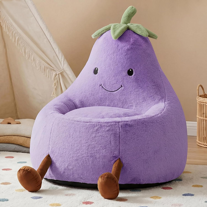 31in Kids Memory Foam Bean Bag Chair, Ultra Soft Floor Sofa Seat for Playroom, Bedroom & Living Room