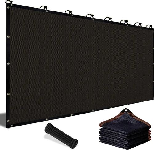 90% Blackout Shade Cloth, 10 x 13 FT Outdoor Sun Shade Net