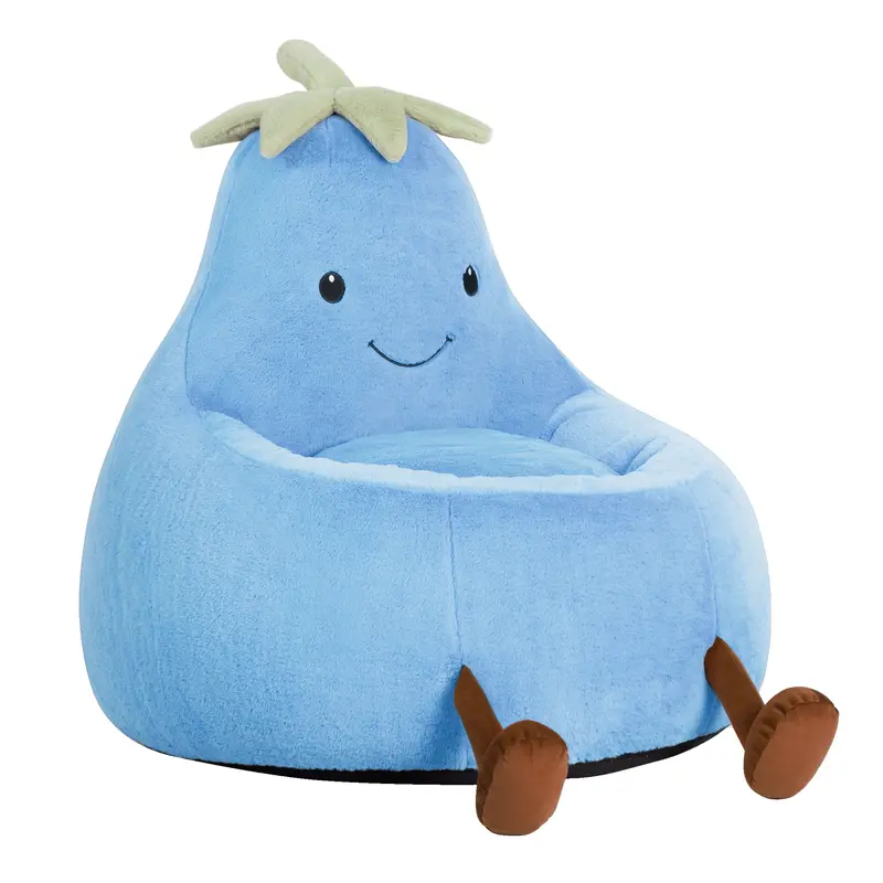 31in Kids Memory Foam Bean Bag Chair, Ultra Soft Floor Sofa Seat for Playroom, Bedroom & Living Room